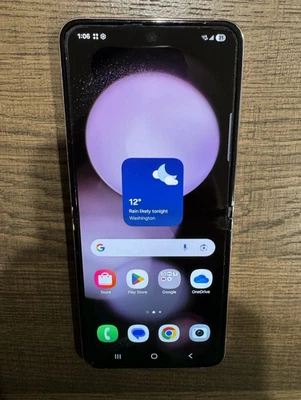 Samsung Galaxy Z Flip 5 5G SM-F731W 256GB Unlocked Pink Good (READ) - Image 1 of 4