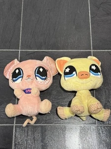 Hasbro LPS VIP rosa Maus und Schwein Plüschtier Stofftier 2007 Littlest Pet Shop - Bild 1 von 8