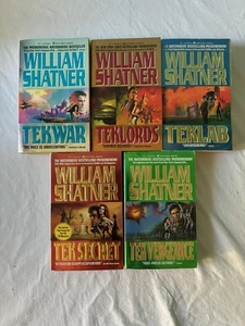 TekWar 5 Book Series 1-5 by William Shatner (Paperback) - Imagen 1 de 4