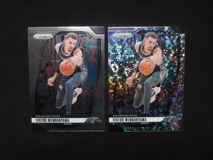 2x 2024-25 Prizm NBA - Victor Wembanyama - BASE + SILVER DISCO - Spurs - Bild 1 von 2