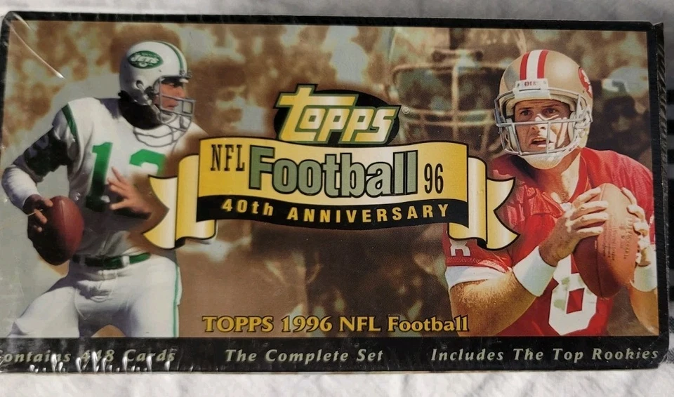 SEALED 1996 TOPPS 40th Anniversary NFL Complete Box Set Vintage Cards Sealed - Image 1 of 4