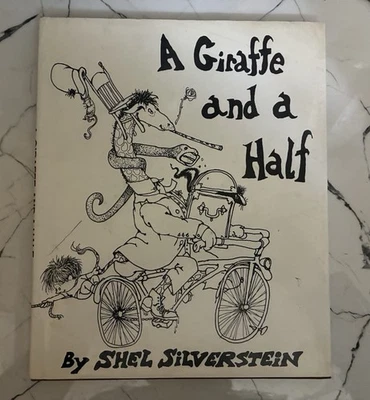 First Scholastic Edition HCDJ A GIRAFFE & A HALF Shel Silverstein - Image 1 of 4