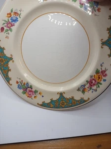 Pareek Johnson Bros Pareek Teller China grün creme 8 Zoll Vintage (6) - Bild 1 von 6