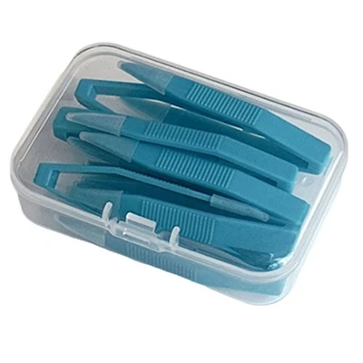 10pcs Colorful Lens Removing Tweezers with Container Box For Everyday Travel Use - Imagen 1 de 4