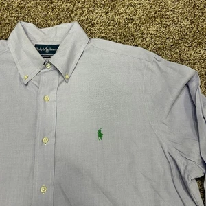 Ralph Lauren Button Down Hemd Classic Fit 16-24/25 grau Pony - Bild 1 von 6