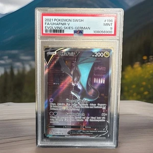 UHaFnir V - Pokemon TCG - 196/203 PSA 9 Mint - Deutsch Drachenwandel - (13) - Bild 1 von 4
