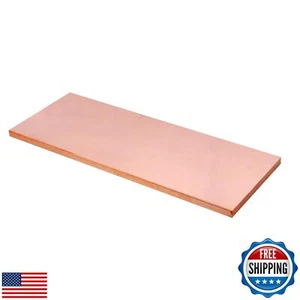 YTKavq Barra Piatta in Rame,1/4" Spessore x 3" Larghezza x 12" Lunghezza Barra in Rame Stoc - Foto 1 di 5