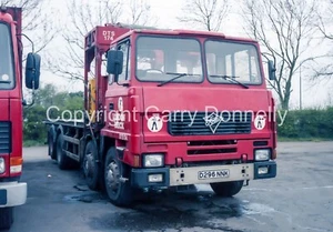 TRUCK PHOTO - LONDON BRICK, PETERBOROUGH FODEN S108 LORRY D296 NNK - Picture 1 of 1