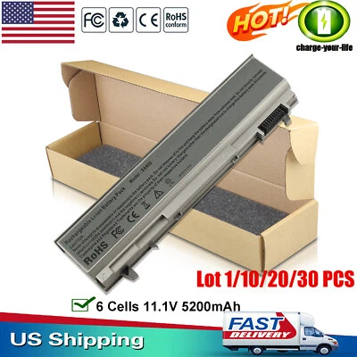 ✅LOT Battery For DELL Latitude E6400 E6500 E6410 E6510 PT434 PT437 W1193 MP303 - Image 1 of 4