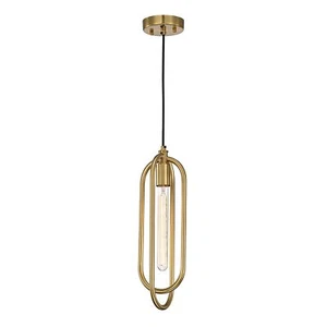 Warehouse of Tiffany HM155/1 Pristin Gold Abstract Open Metal Frame 1 Light P... - Picture 1 of 4