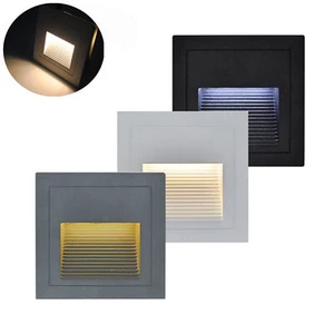 3W LED Wandeinbauleuchte Stufenlicht Treppenbeleuchtung Lampe Außen 230V IP65 - Bild 1 von 15
