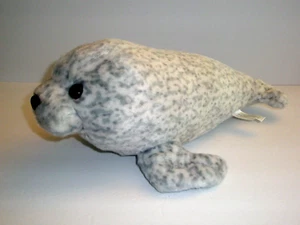 Destination Nation Gray Spotted Seal Aurora Plush Stuffed Animal EUC CE - Picture 1 of 4
