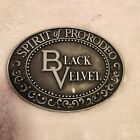 Vtg 1979 Black Velvet Spirit Of Pro Rodeo  Belt Buckle Nice Unused Buckle M3124