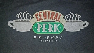 CAMISETA FRIENDS TV TELEVISION SHOW CENTRAL PERK COFFEE SHOP NEGRA TALLA: MEDIANA - Imagen 1 de 4