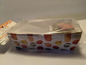 Herbst Kürbis Thanksgiving Einweg Laib Pfanne Kit 6 Sets Ofenfest Neu in Verpackung - Bild 1 von 3