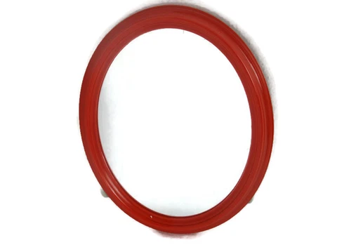 Retro Vintage Oval Orange Bathroom Mirror Seventies HTF Cover