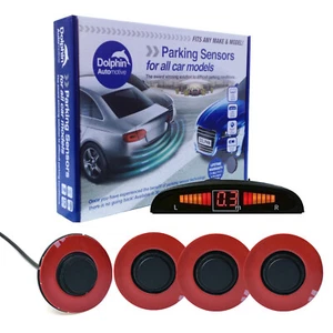 Sensori di parcheggio invertibili universali Flush Fit parcheggio inverso display nero opaco - Foto 1 di 9