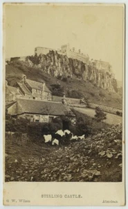 CDV circa 1870 G. W. Wilson. Stirling Castle. Habits séchant. Ecosse. Scotland. - Picture 1 of 1