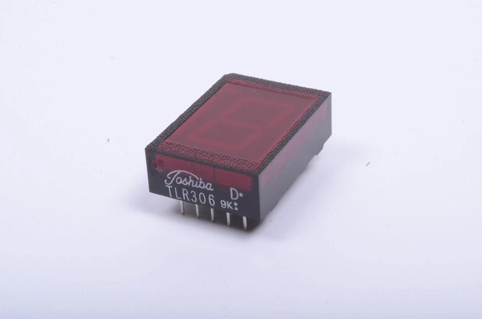 Toshiba TLR306 D 9k 7 Segment LED Anzeige Vintage NOS unbenutzte Lagerware - Bild 1 von 3