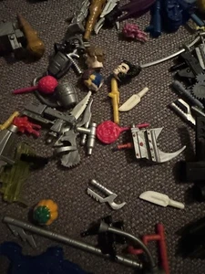 Vintage Toy Biz Figure Accessories Parts Weapons Lot X-Men Wolverine Cyclops - Picture 1 of 6