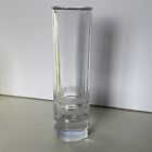 Kate Spade New York Vase Library Stripe Cylinder Bud Vase 7 1/2” Crystal Glass