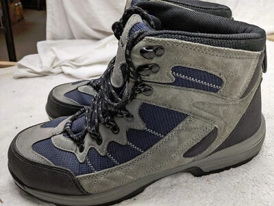 Botas de Senderismo Ozark Trail Michael Para Hombre 11 45 Gris Azul Marino Cuero Montaña Alto Foto 1 de 4