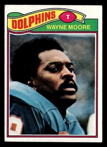 1977 Topps Wayne Moore #299 VG Miami Dolphins Rookie - Picture 1 of 2