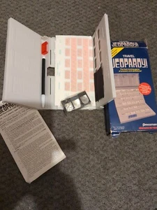 1990 TRAVEL JEOPARDY Pressman Games To GO Quiz Show TV adaptation Vintage - Picture 1 of 5