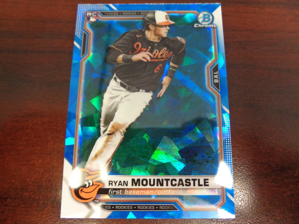 2021 Bowman Chrome Sapphire Ryan Mountcastle #64 ROOKIE CARD-Orioles - Image 1 of 1