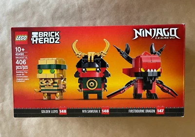 LEGO BrickHeadz Ninjago 10 Aniversario #40490 - Nuevo Sellado Retirado Foto 1 de 4