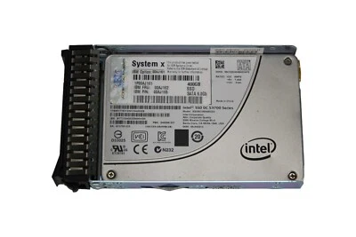 Lenovo System X S3700 400GB SATA 6Gb/s 2.5" SSD w/Tray SSDSC2BA400G3I 00AJ162 - Image 1 of 3