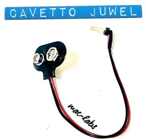 CAVO ALIMENTAZIONE ESTERNA D' EMERGENZA - CASSAFORTE CAVETTO JUWEL 9V - Foto 1 di 1