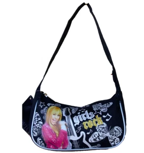 Bolso de Mano Disney Hanna Montana Pequeño Negro Niñas 8"x4" Niñas - Imagen 1 de 4