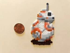 BB-8 STAR WARS MINI BEAD SPRITE PERLER HAMA ARTKAL PIXEL ART ICON RETRO - Picture 1 of 1