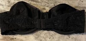 Vintage Maidenform USA 36C Rendezvous Satin Lace Underwire Strapless 8355 Bra - Picture 1 of 3