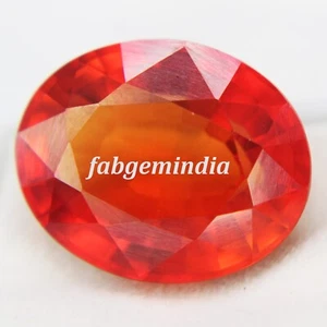 Piedras preciosas sueltas de corte ovalado certificadas de 15+ quilates color naranja granate natural anillo piedra - Imagen 1 de 6