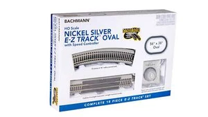 Bachmann Nickel Silver E-Z Track Oval W/Speed Controller HO Scale, #BAC44551 - Picture 1 of 1