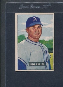 1951 Bowman #297 Dave Philley Athletics Fair *648 - Picture 1 of 1
