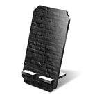 1x 5mm MDF Phone Stand Black Brick Wall Art Background #21232