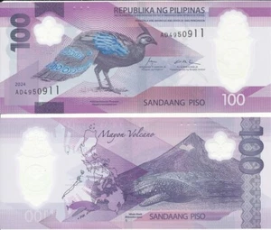 Philippines - 100 Piso 2024 ( 2025 ) UNC P. W238 Polymer Lemberg-Zp - Picture 1 of 1