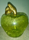 Murano Glass Crystal Hand Blown Apple Venetian
