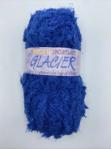 Sirdar Snowflake Glacier Cobalt Blue Yarn Super Chunky Lightweight Wool NEW - Picture 1 of 5