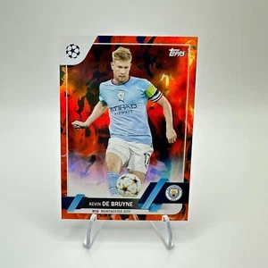 2022-2023 Topps UEFA Club Competitions Inferno Foil #33 Kevin De Bruyne - Imagen 1 de 2