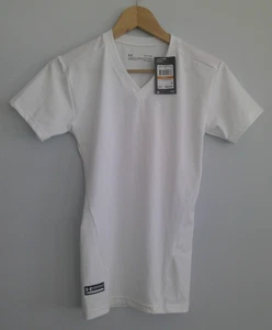 Under Armour Tactical Herren Weiß Kompression Kurzarm Shirt Gr. S Neu mit Etikett - Bild 1 von 10