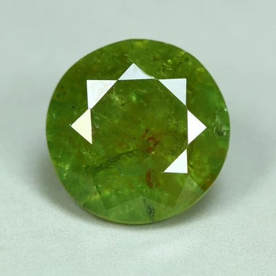2.70 Cts_Round Brilliant Cut_100 % Natural Green Demantoid Garnet_Namibia - Image 1 of 3