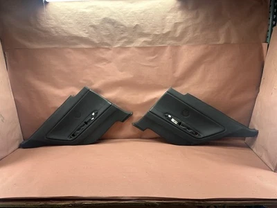 BMW E46 330CI Rear Interior Black Lateral Trim Panel Pair Coupe OEM 154K Miles - Image 1 of 4