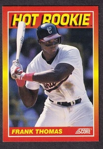 1991 Score baseball card #4 Chicago White Sox Frank Thomas Hot Rookie - Picture 1 of 2