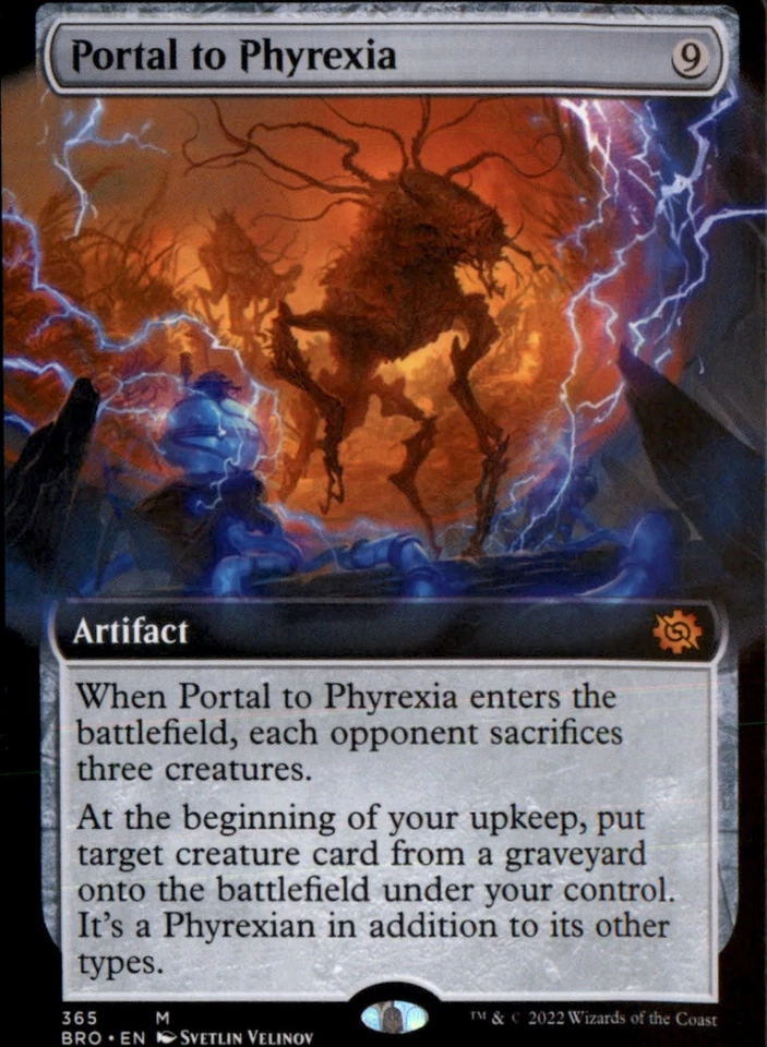 Portal to Phyrexia (Extended Art) The Brothers' War BRO Normal NM - Image 1 of 2