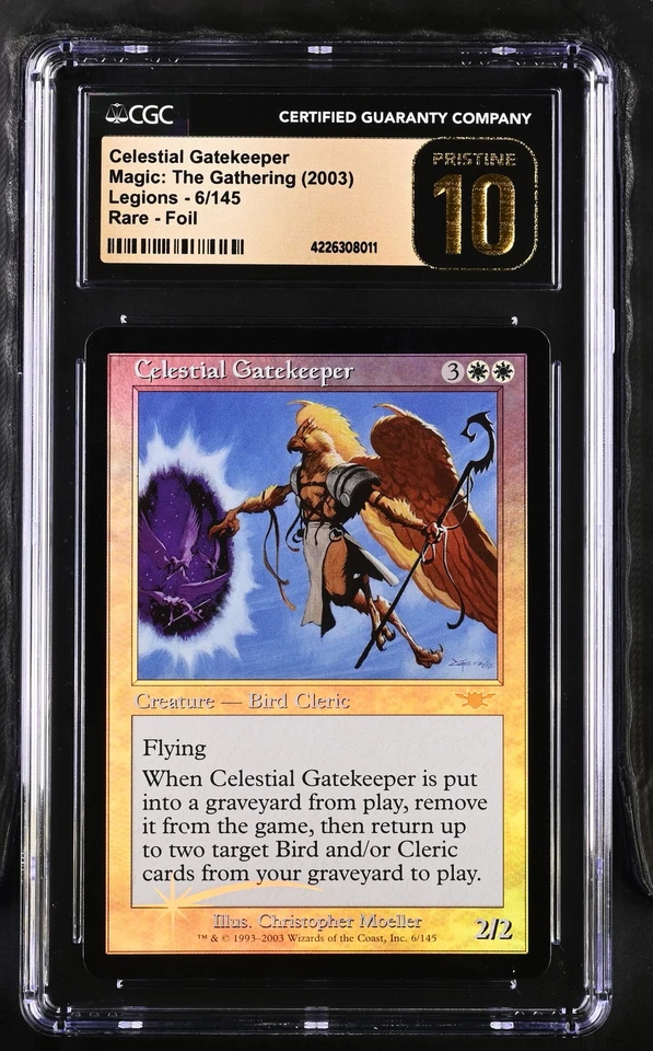 CELESTIAL GATEKEEPER Legions Foil Rare CGC Pristine 10 MTG [Nostalgium] - Image 1 of 2