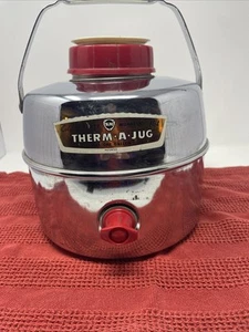 Vintage Knapp Monarch Therm•A•Kanne eine Gallone Thermoskanne mit Tasse —ROST LESEN - Bild 1 von 13